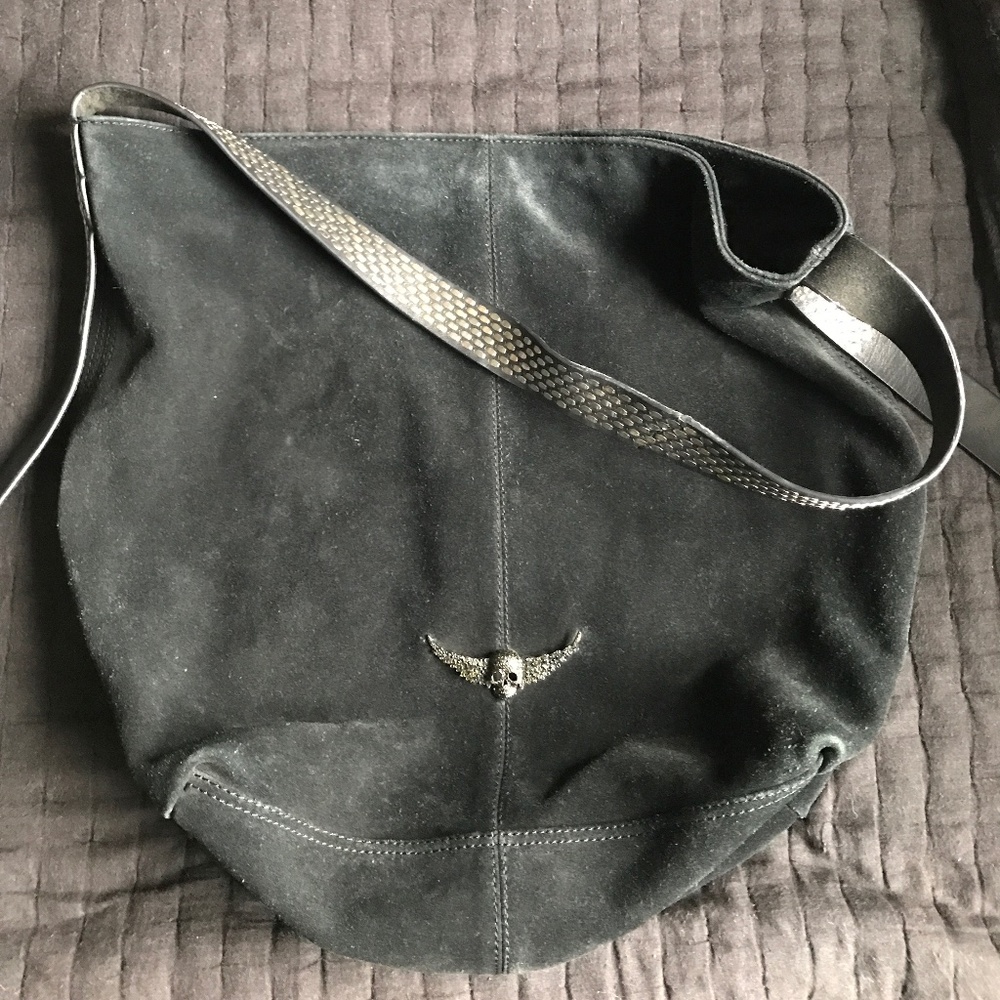 Zadig and Voltaire Studded Suede  Bag